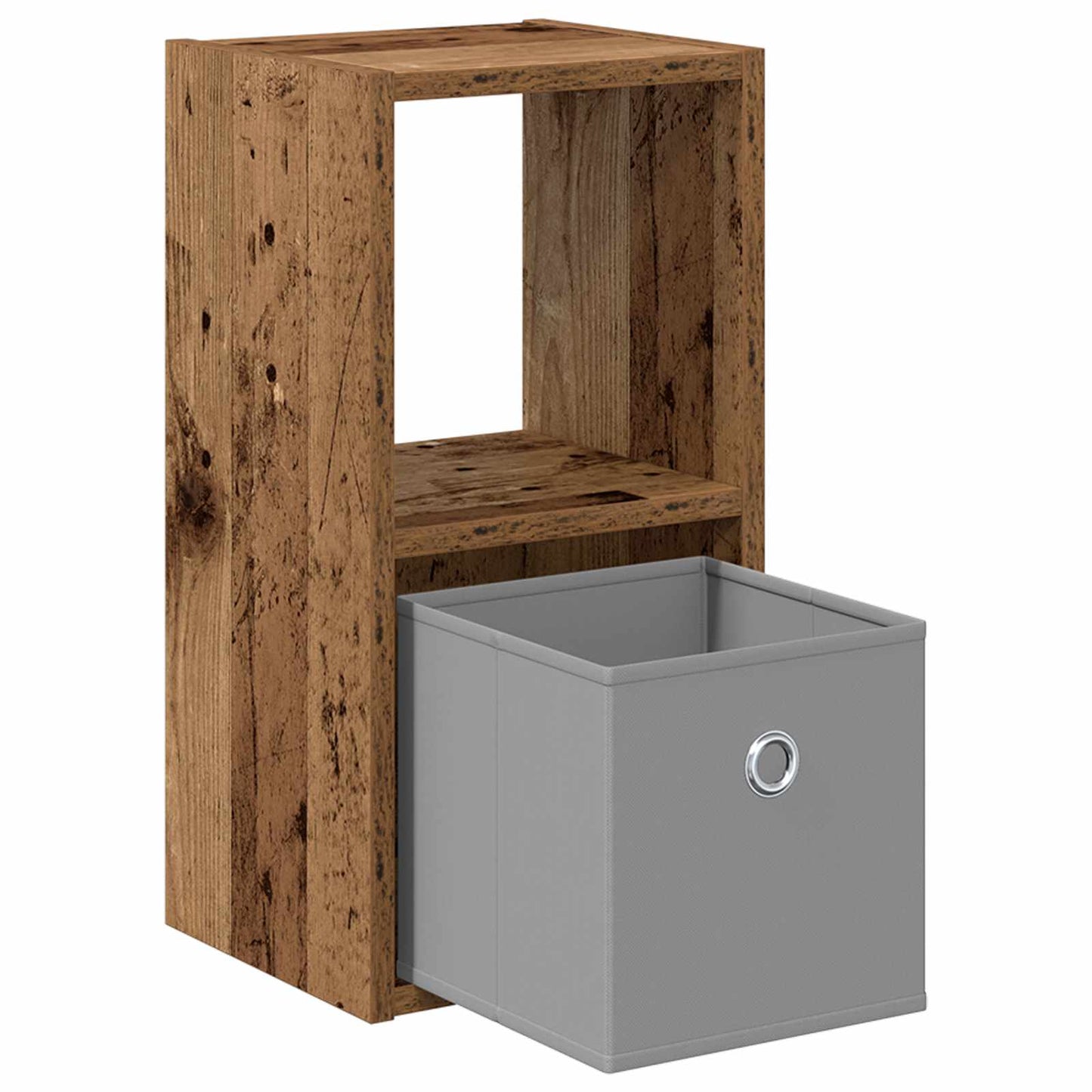 Bedside Table Old Wood 25.5 x 22 x 49.5 cm Engineered Wood