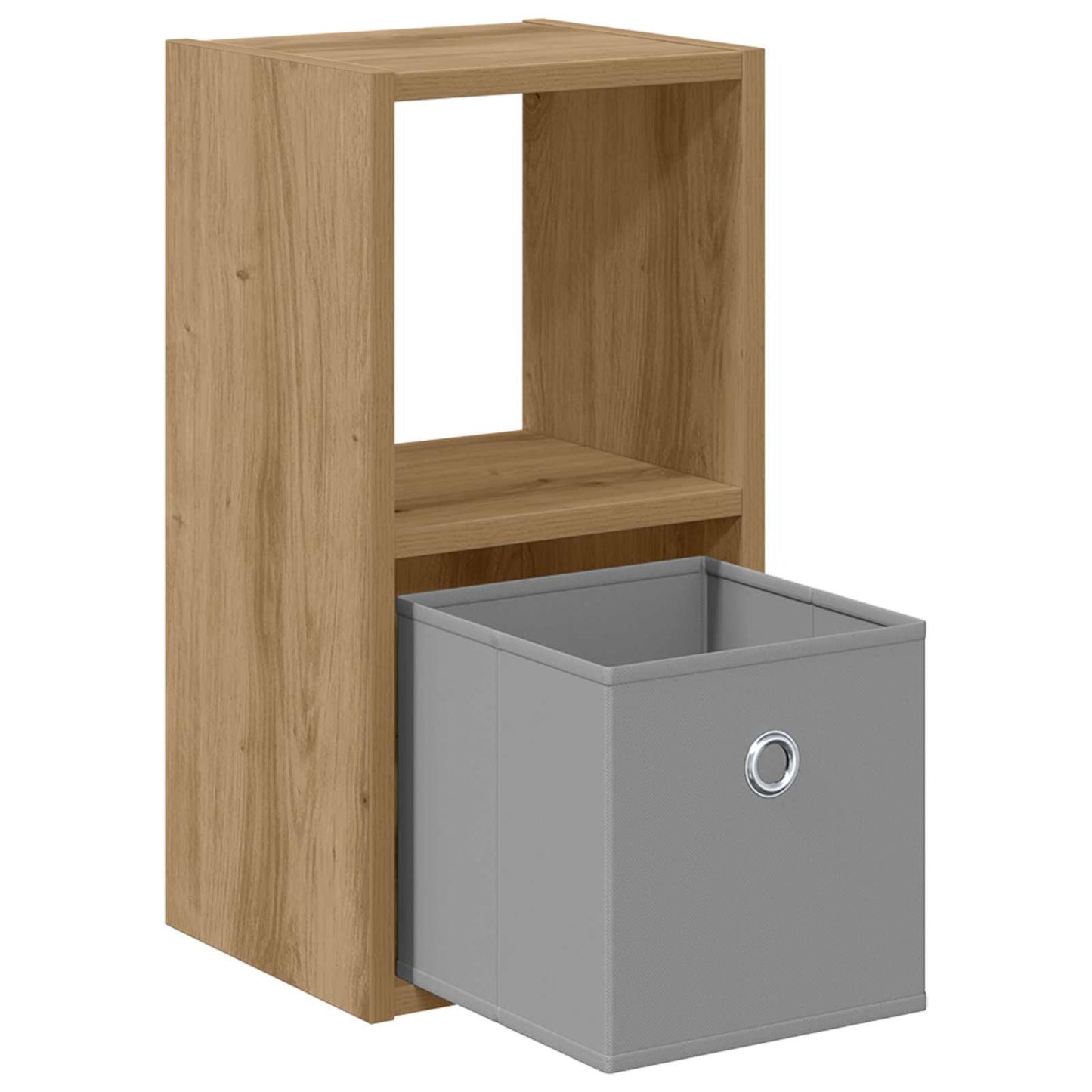 Bedside Table with Drawer 2 pcs Artisan Oak 25.5 x 22 x 49.5 cm