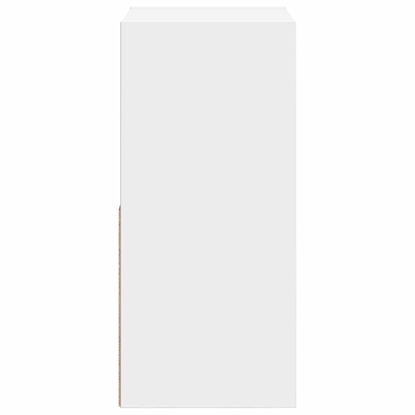 Bedside Table White 30.5 x 27 x 59.5 cm Engineered Wood
