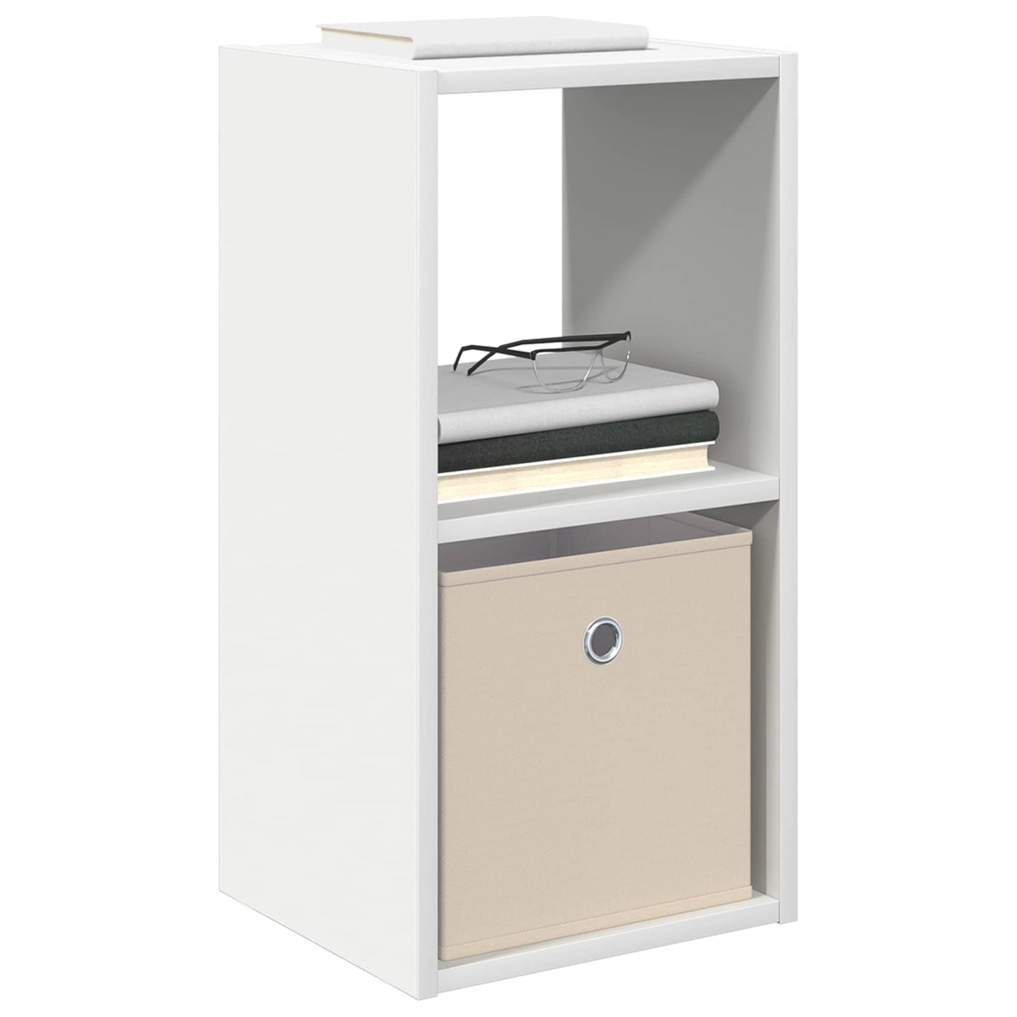 Bedside Table 2 pcs White 30.5 x 27 x 59.5 cm Engineered Wood