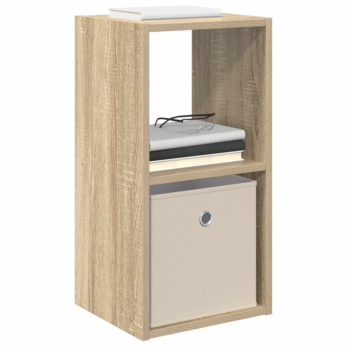 Bedside Table Sonoma Oak 30.5 x 27 x 59.5 cm Engineered Wood
