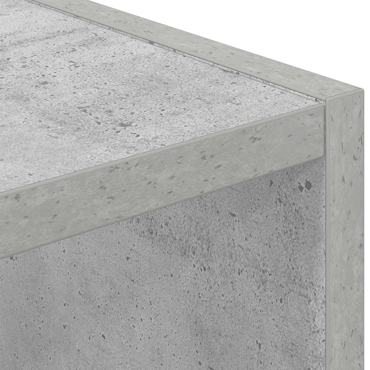 Bedside Table Concrete Grey 30.5 x 27 x 59.5 cm Engineered Wood