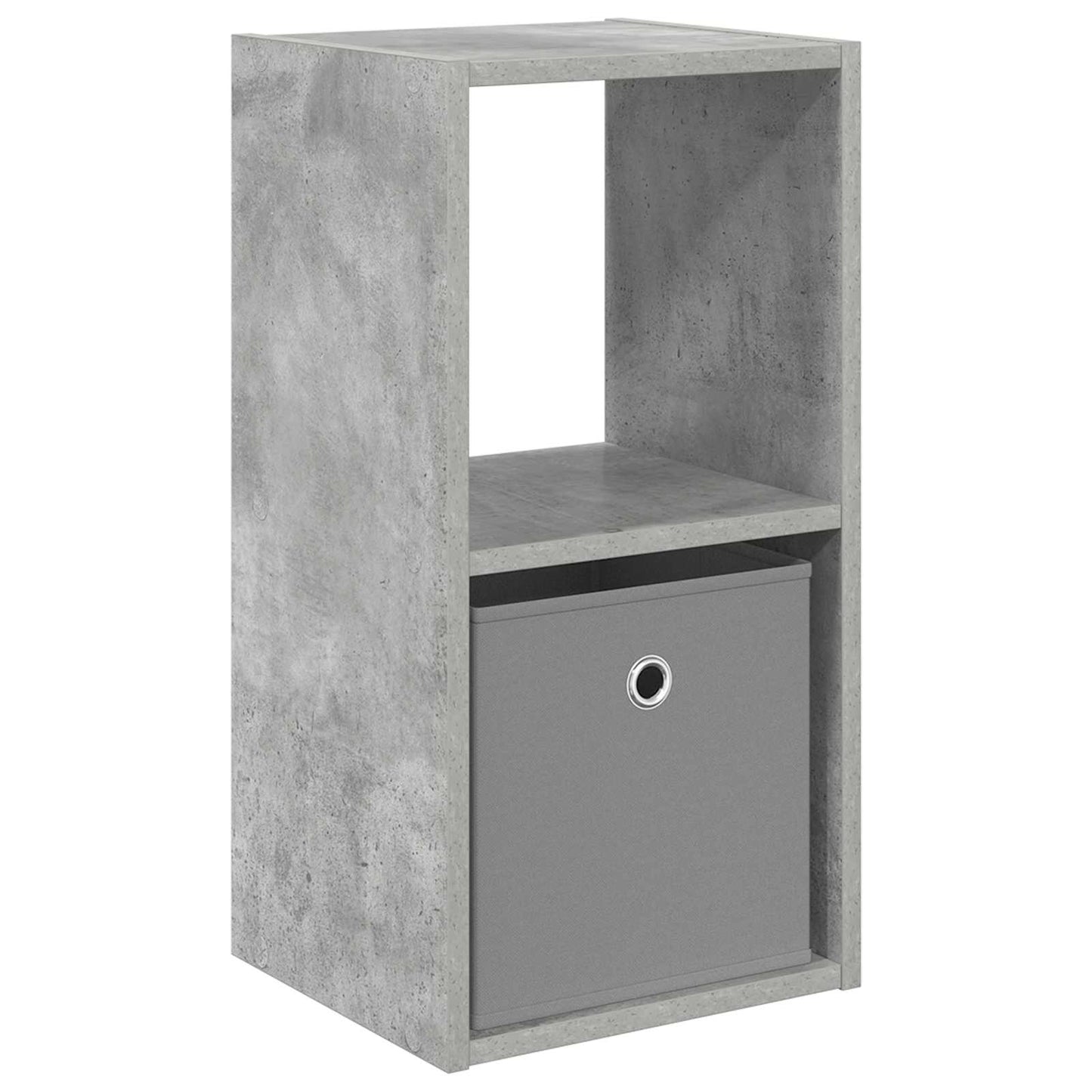 Bedside Table Concrete Grey 30.5 x 27 x 59.5 cm Engineered Wood