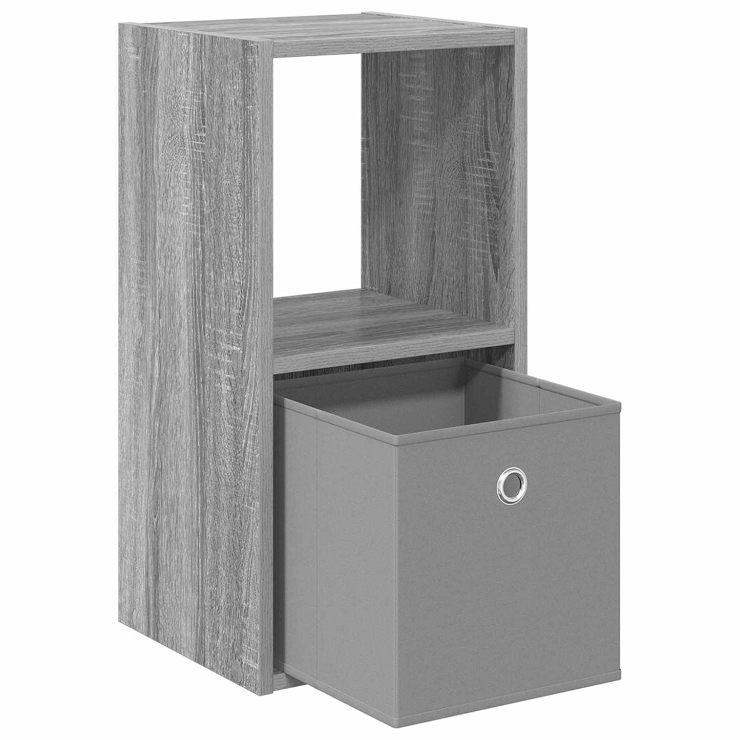 Bedside Table Grey Sonoma 30.5 x 27 x 59.5 cm Engineered Wood