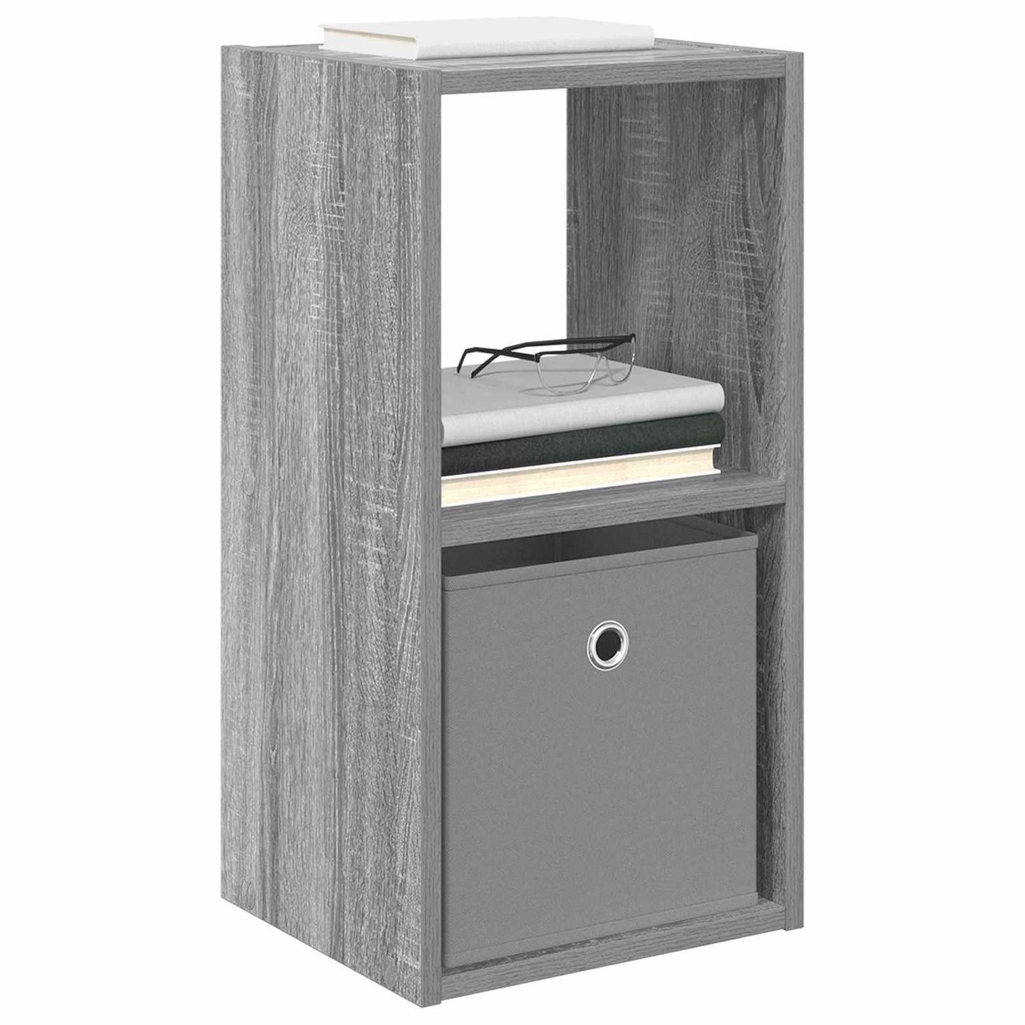 Bedside Table with Drawer 2 pcs Grey Sonoma 30.5 x 27 x 59.5 cm