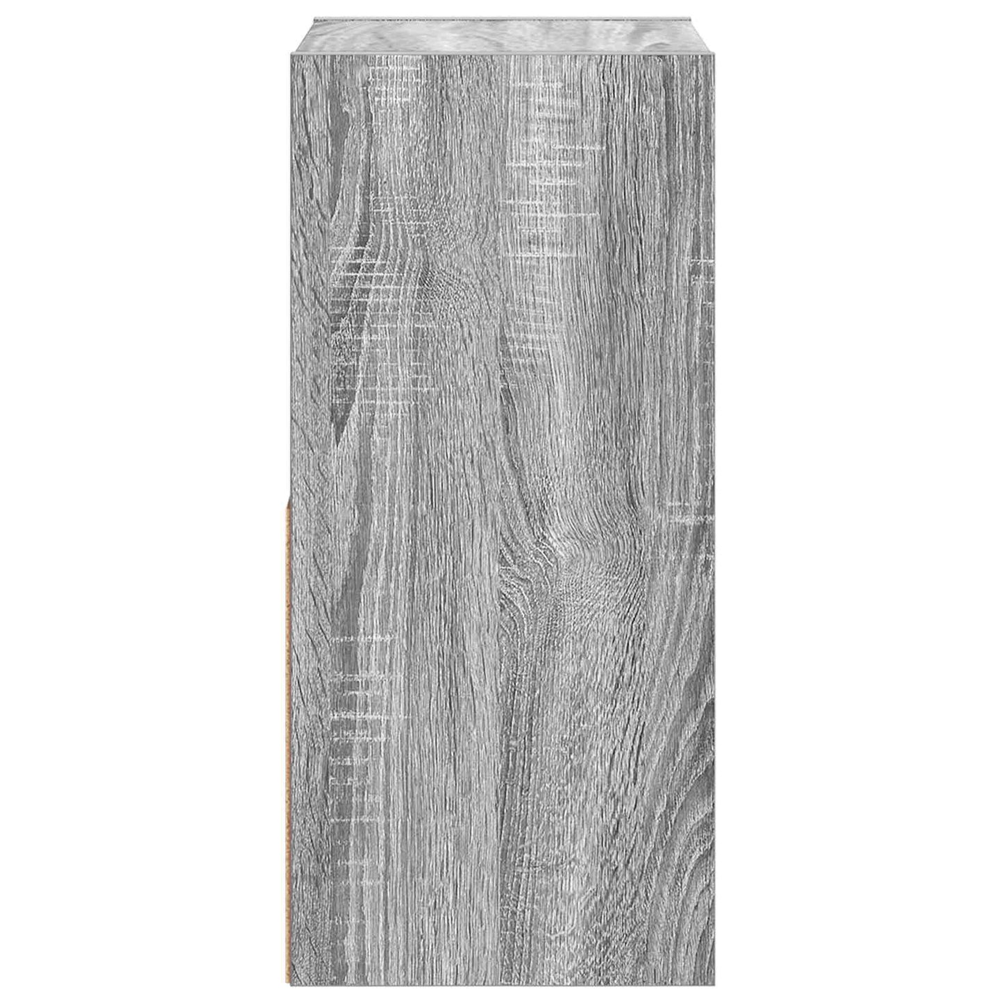 Bedside Table with Drawer 2 pcs Grey Sonoma 30.5 x 27 x 59.5 cm