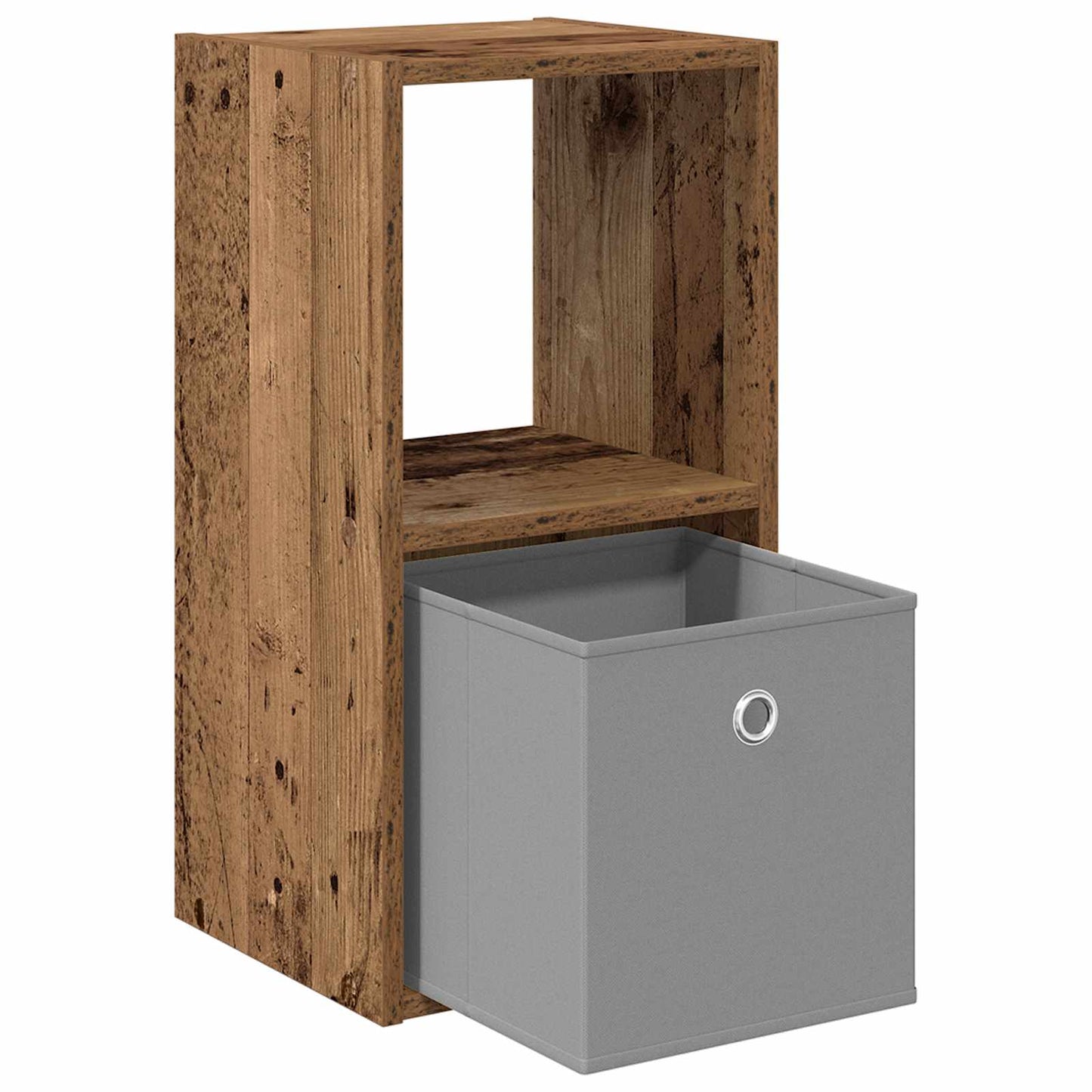 Bedside Table Old Wood 30.5 x 27 x 59.5 cm Engineered Wood