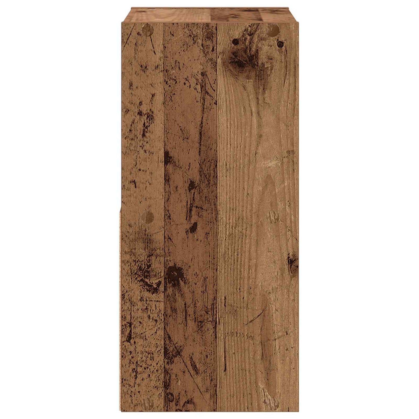 Bedside Table Old Wood 30.5 x 27 x 59.5 cm Engineered Wood