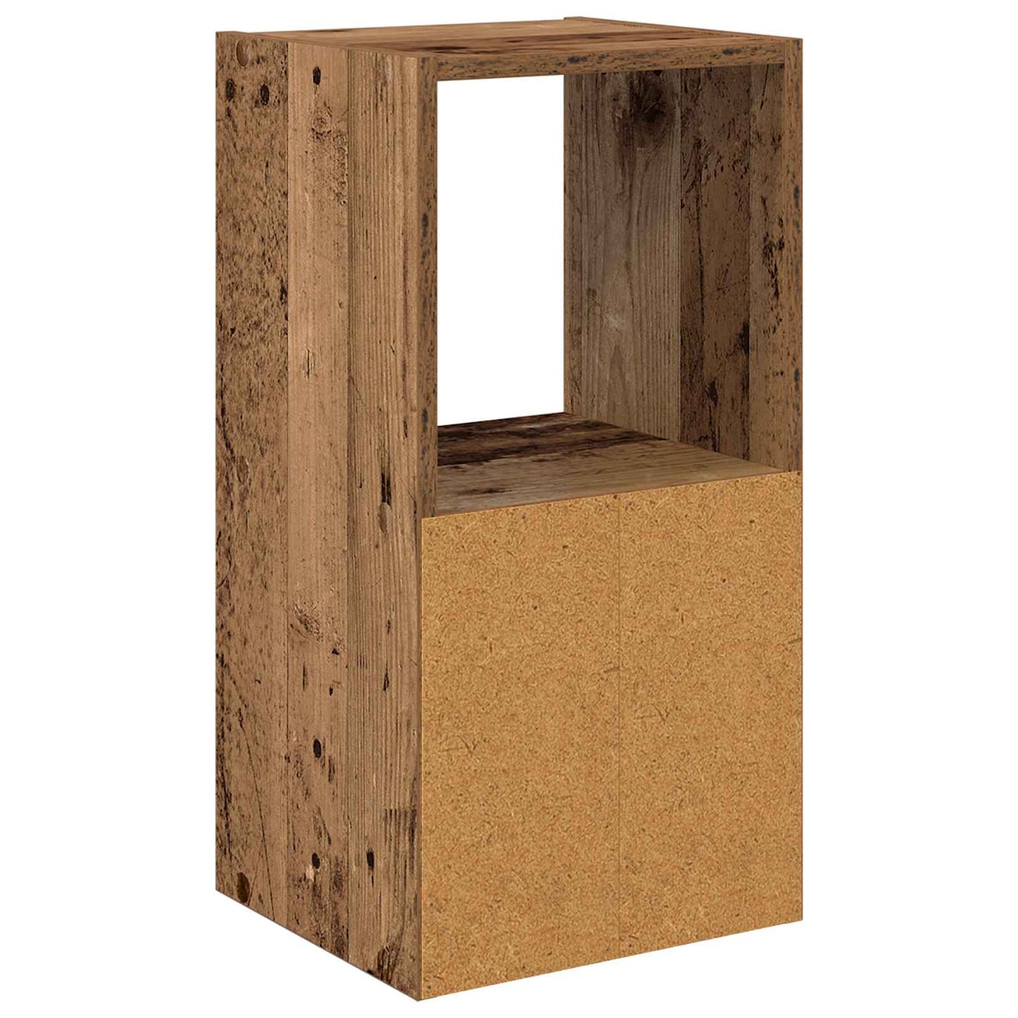 Bedside Table with Drawer 2 pcs Old Wood 30.5 x 27 x 59.5 cm