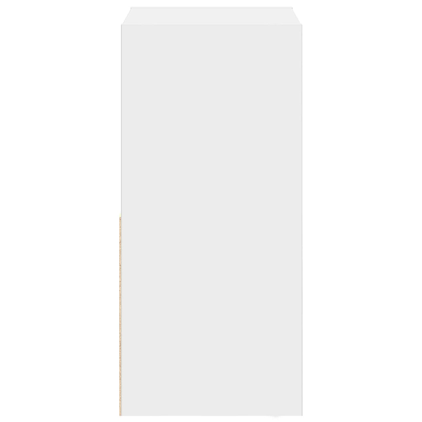 Bedside Table White 35 x 32 x 68.5 cm Engineered Wood