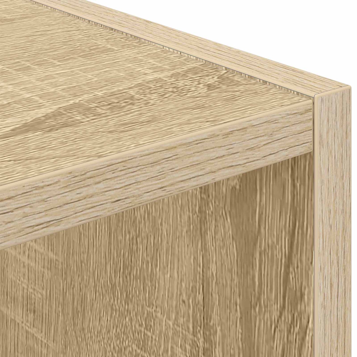 Bedside Table with Drawer 2 pcs Sonoma Oak 35 x 32 x 68.5 cm