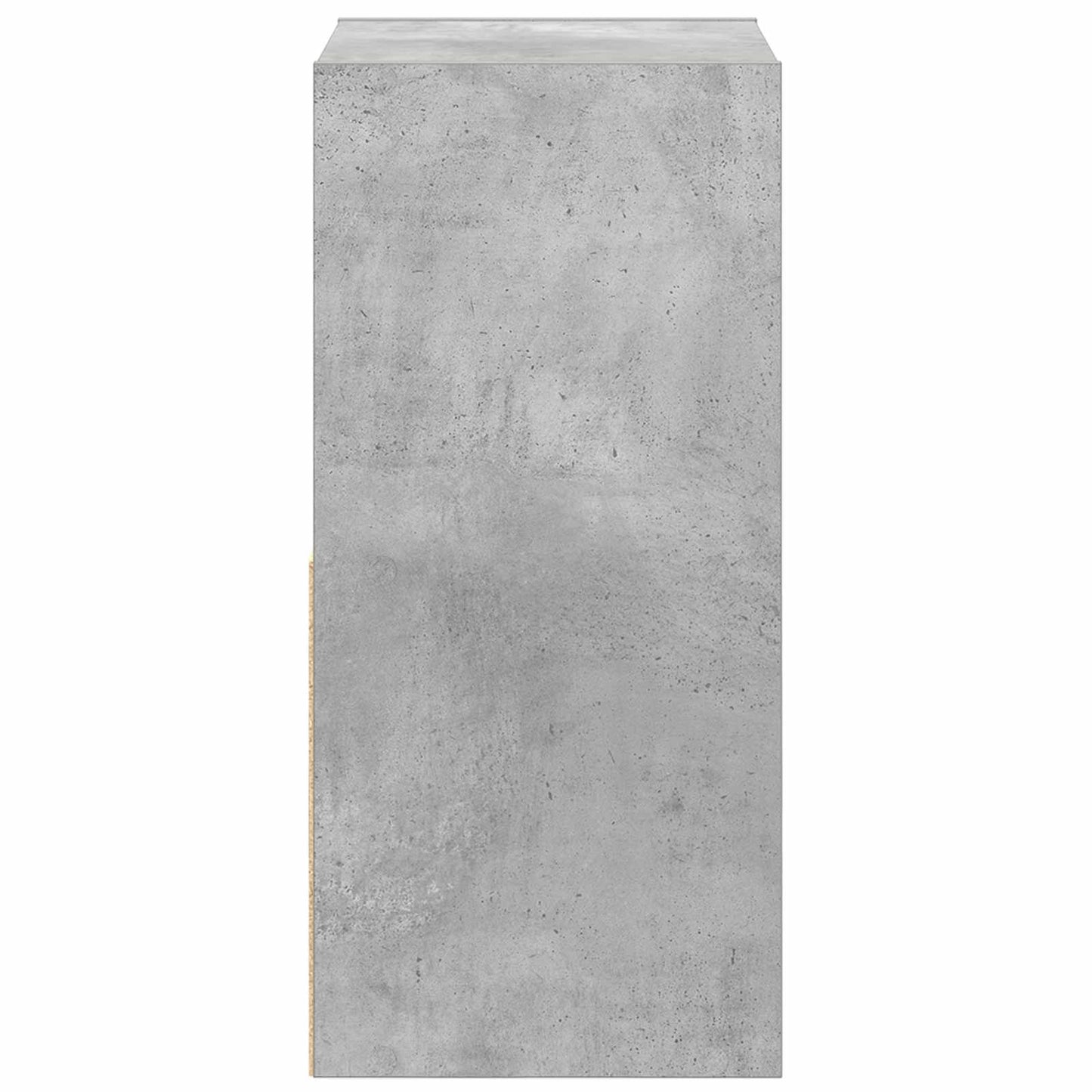 Bedside Table with Drawer 2 pcs Concrete Grey 35 x 32 x 68.5 cm