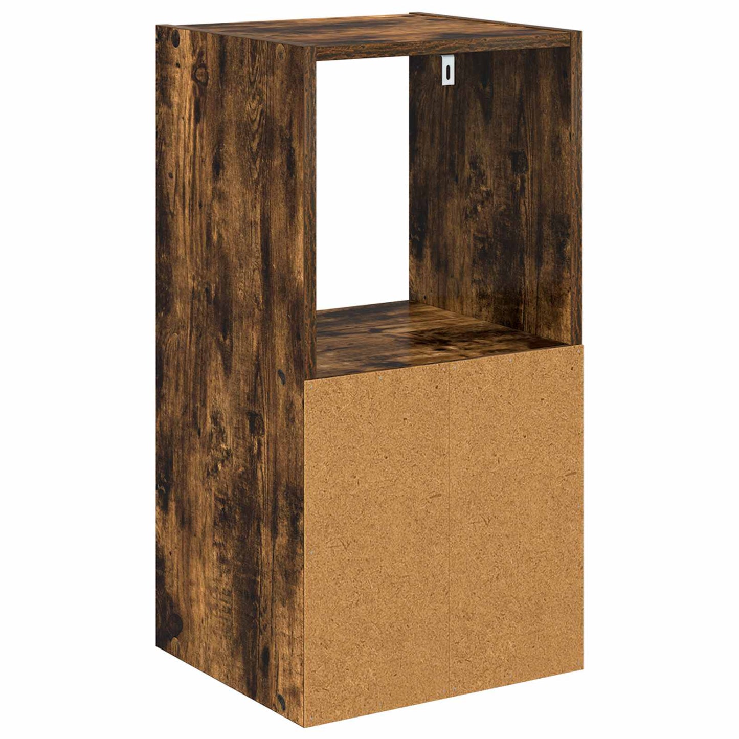 Bedside Table Smoked Oak 35 x 32 x 68.5 cm Engineered Wood