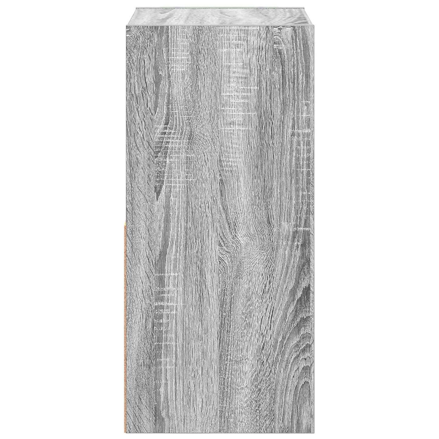 Bedside Table 2 pcs Grey Sonoma 35 x 32 x 68.5 cm