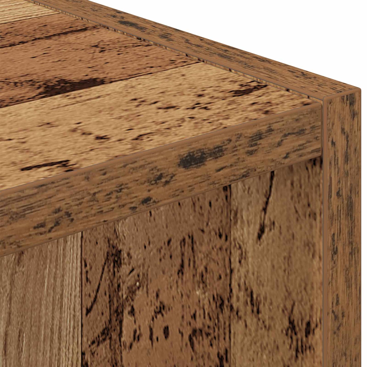 Bedside Table 2 pcs Old Wood 35 x 32 x 68.5 cm Engineered Wood