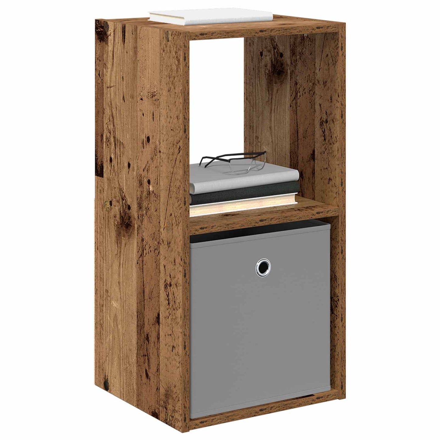 Bedside Table 2 pcs Old Wood 35 x 32 x 68.5 cm Engineered Wood