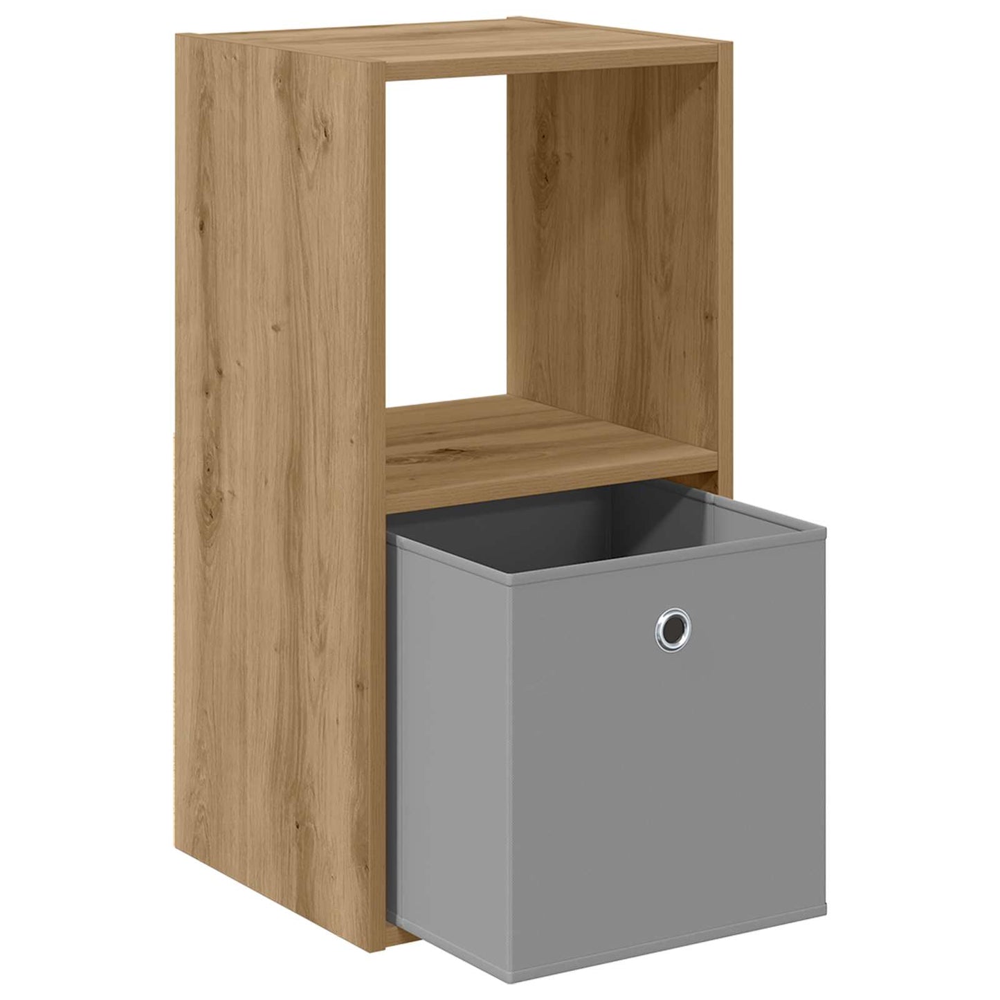 Bedside Table with Drawer 2 pcs Artisan Oak 35 x 32 x 68.5 cm