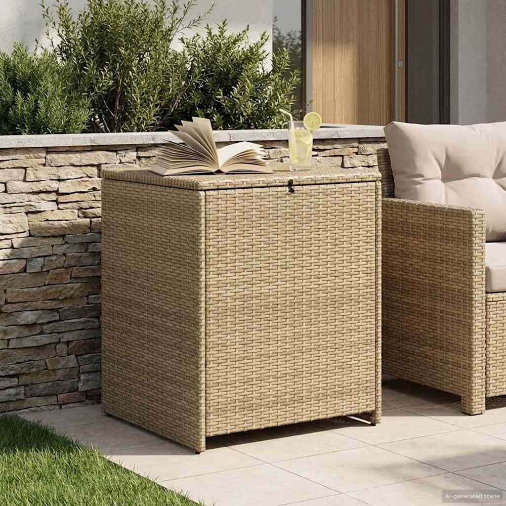 Cushion Box 55 x 55 x 69 cm steel