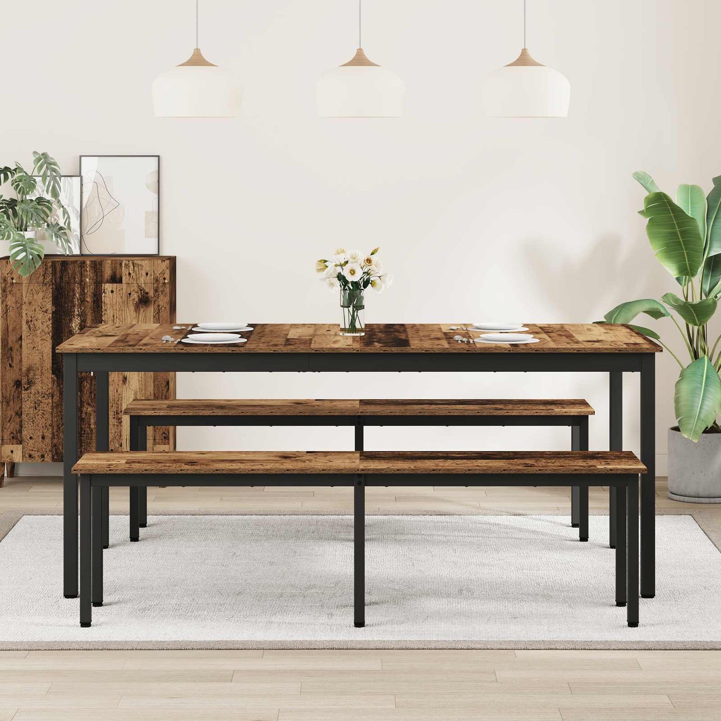 Dining Tables 2 pcs 180 x 90 x 75 cm Engineered Wood