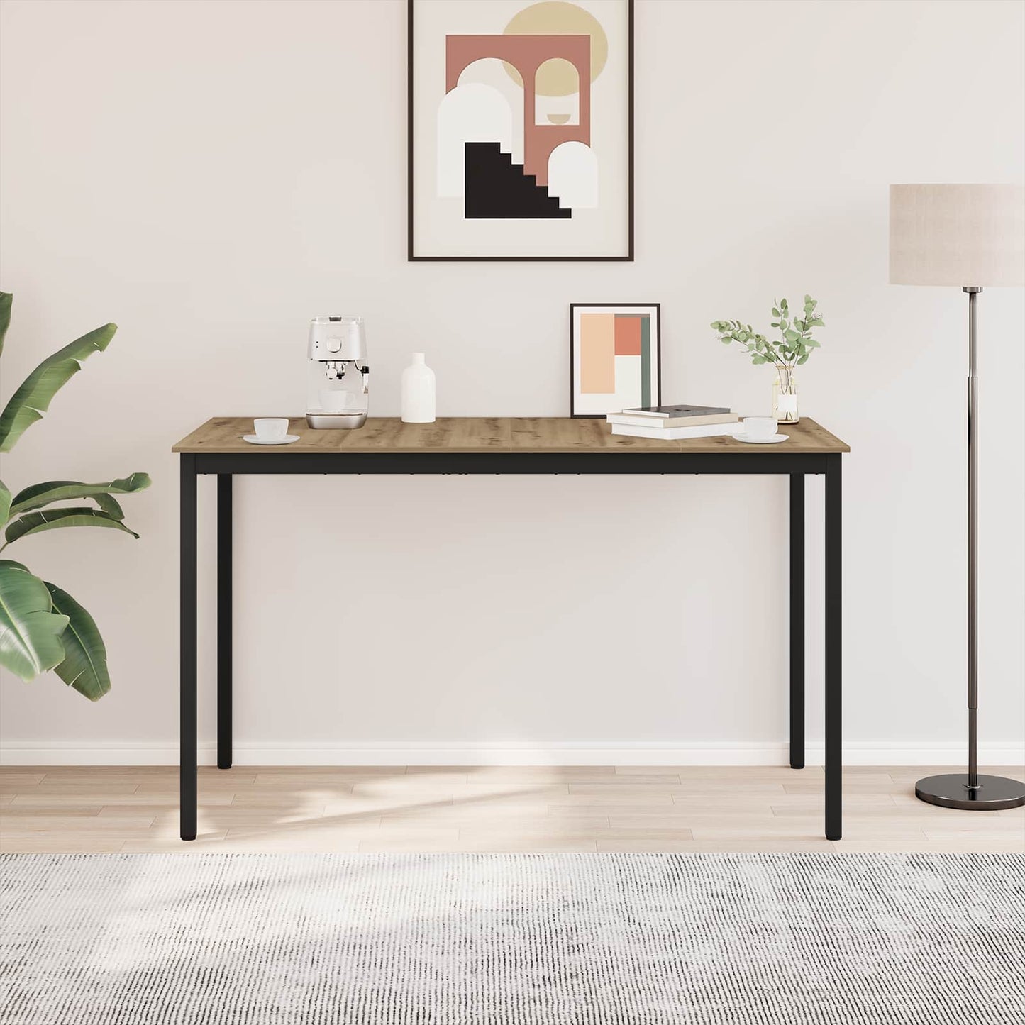 Standing Bar Table Engineered Wood