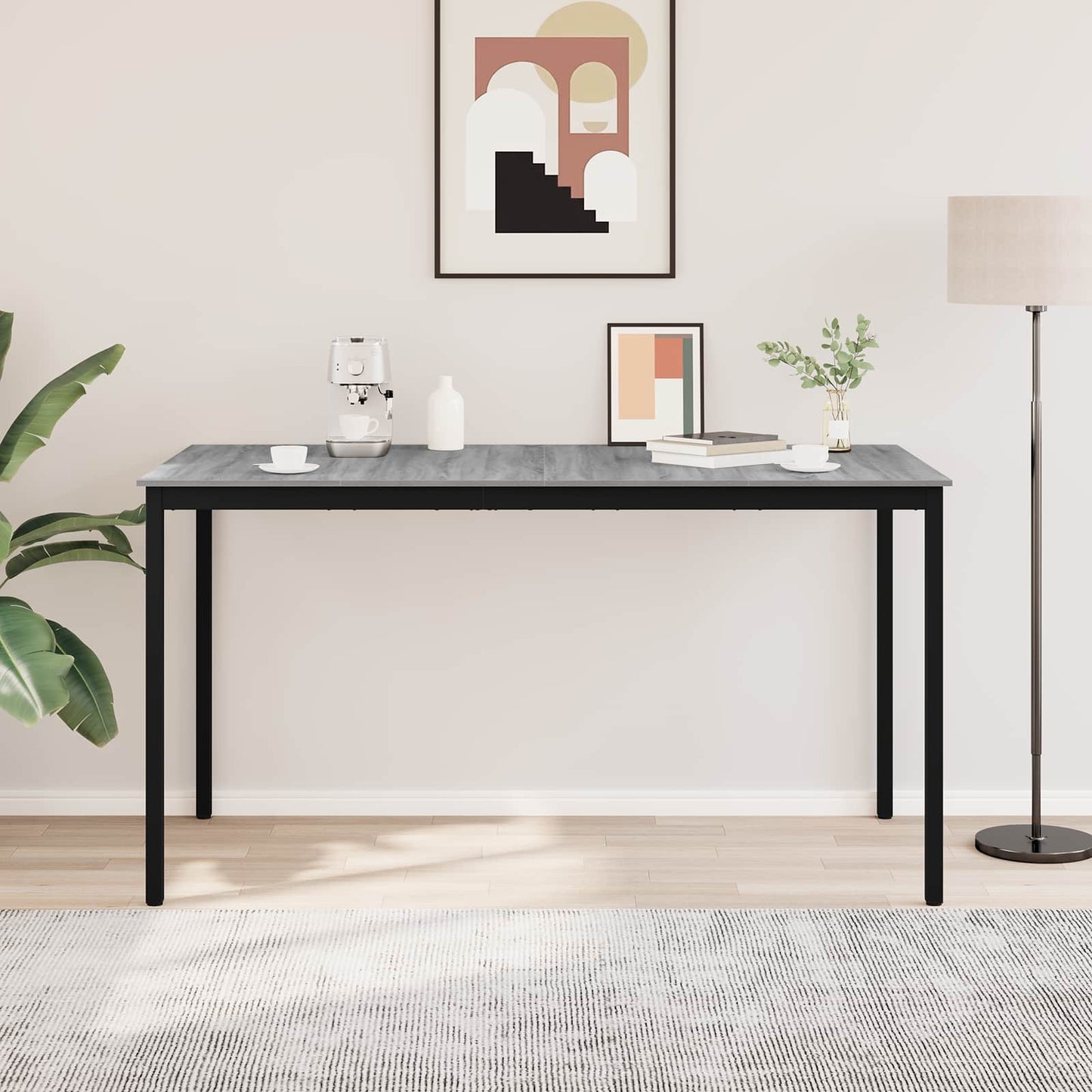 Standing Bar Table Engineered Wood