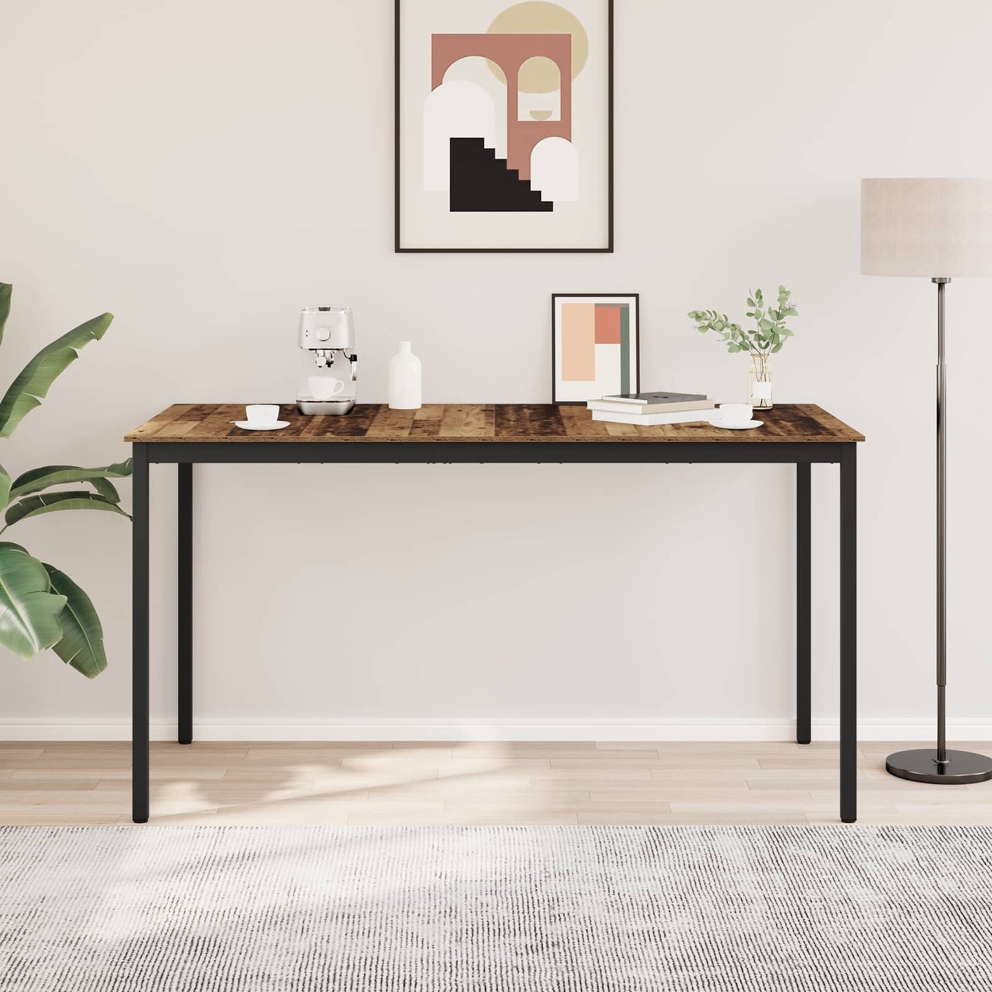 Standing Bar Table Engineered Wood