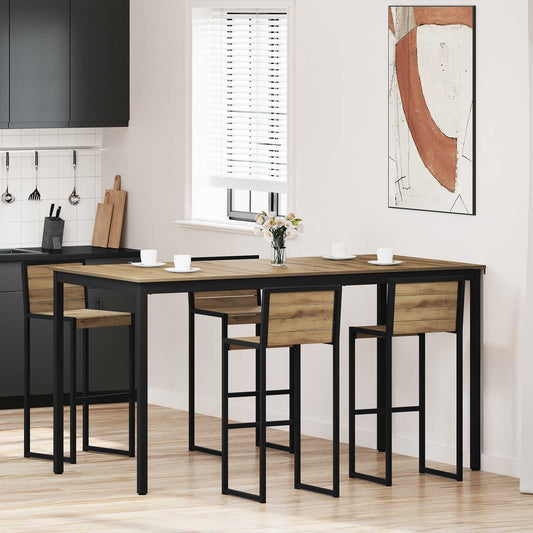 Standing Bar Table Engineered Wood