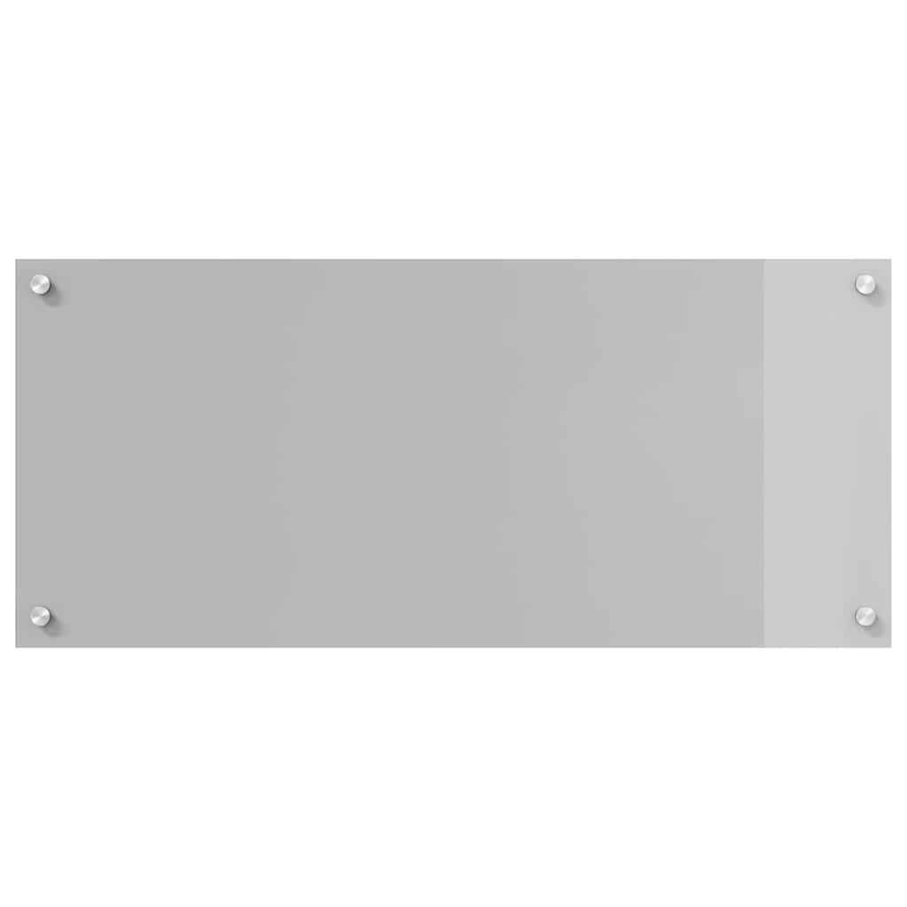 Kitchen Backsplash 2 pcs Light Grey 90 x 40 cm Tempered Glass