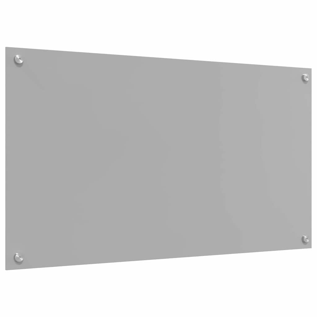 Kitchen Backsplash 2 pcs Light Grey 90 x 50 cm Tempered Glass