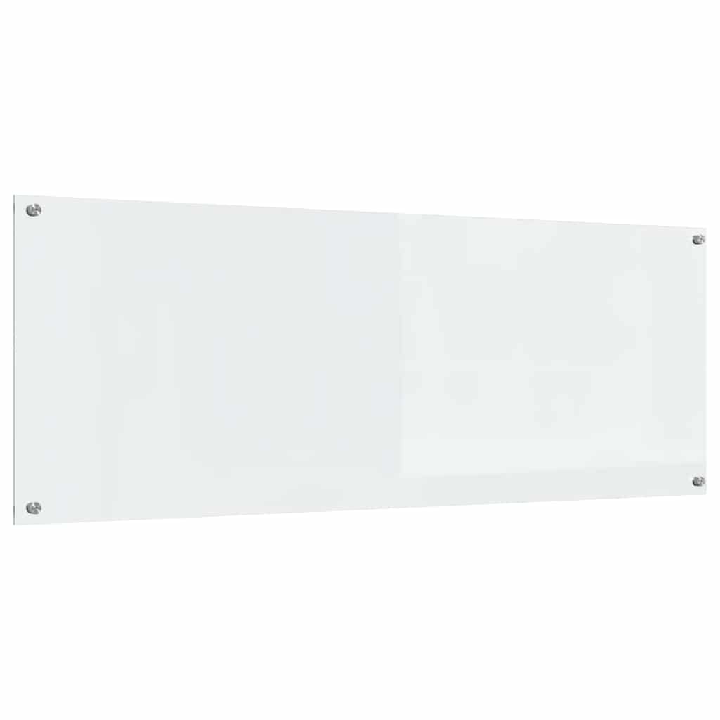 Kitchen Backsplash 2 pcs Transparent 110 x 40 cm Tempered Glass