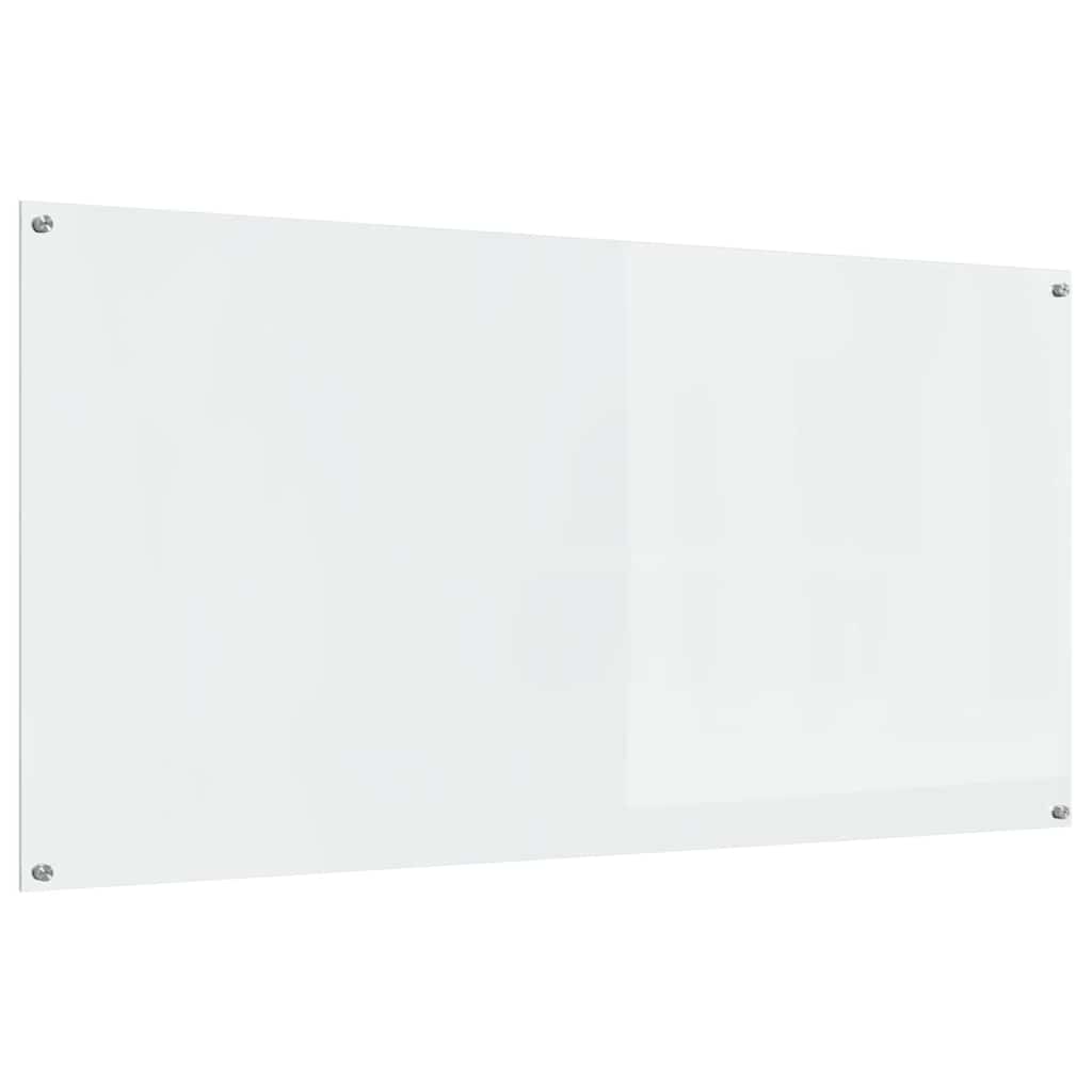 Kitchen Backsplash 2 pcs Transparent 120 x 60 cm Tempered Glass
