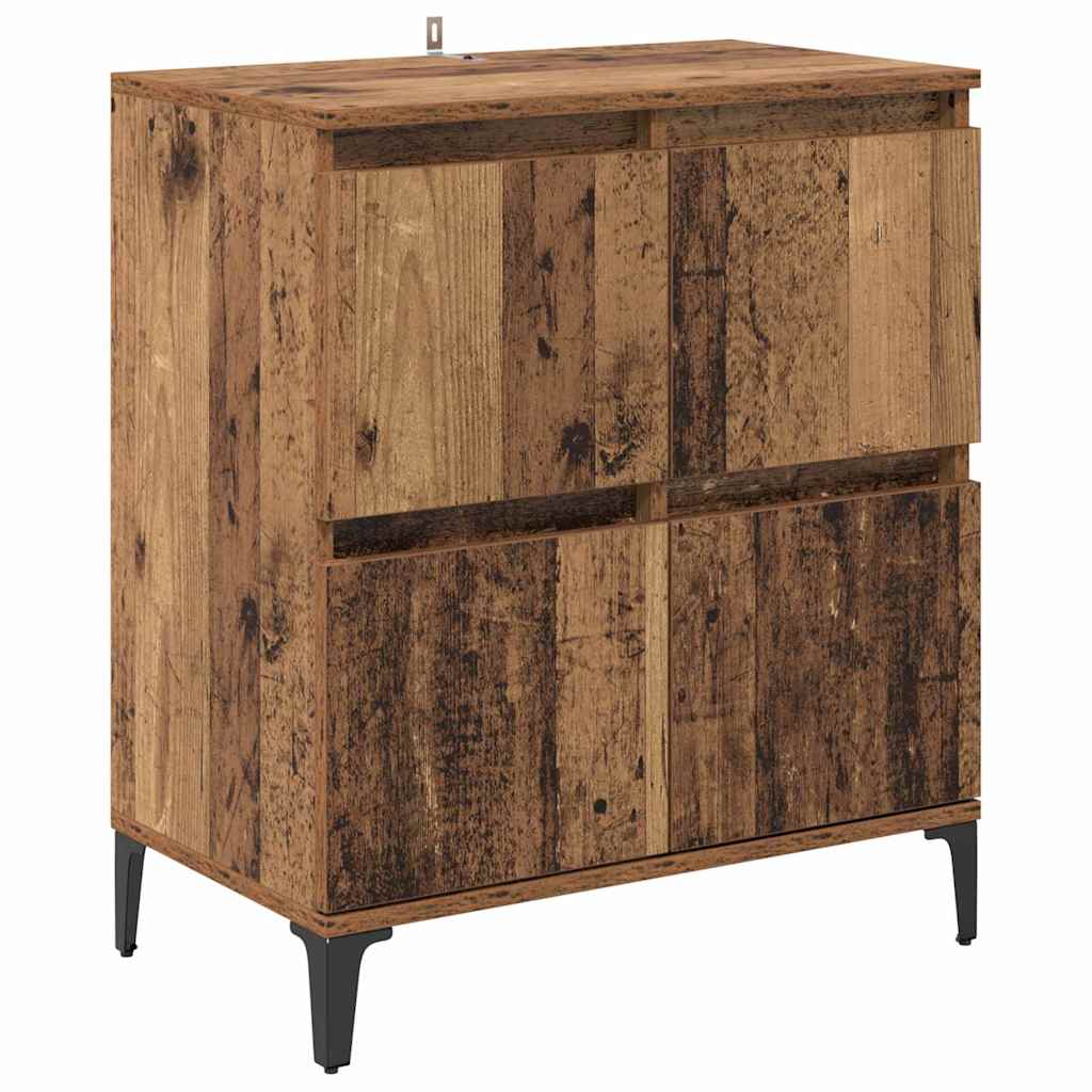 Sideboards 3 pcs Old Wood 60 x 35 x 70 cm Engineered Wood