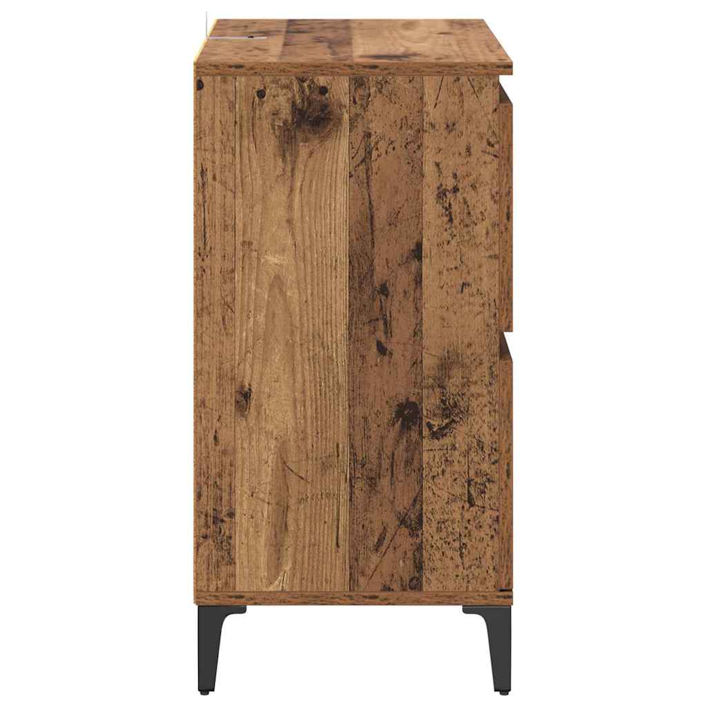 Sideboards 3 pcs Old Wood 60 x 35 x 70 cm Engineered Wood