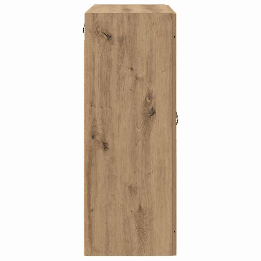 Wall-mounted Cabinet 2 pcs Artisan Oak 69.5 x 34 x 90 cm