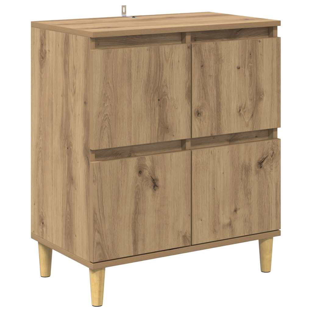 Sideboards 3 pcs Artisan Oak 60 x 35 x 70 cm Engineered Wood