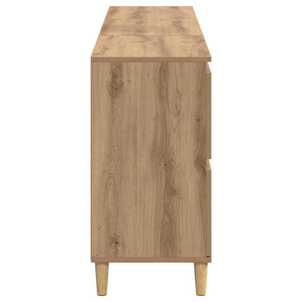 Sideboards 3 pcs Artisan Oak 60 x 35 x 70 cm Engineered Wood