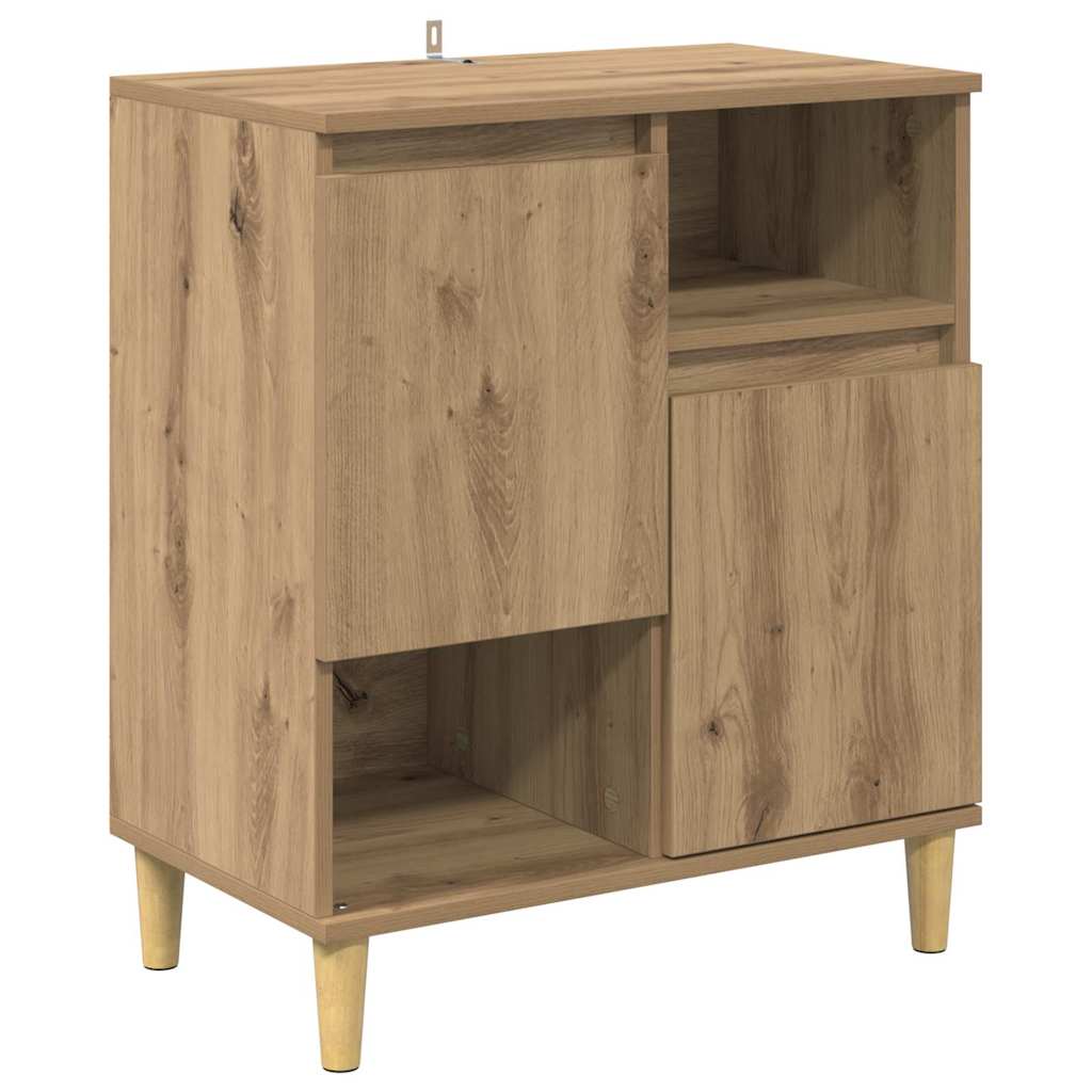 Sideboards 3 pcs Artisan Oak 60 x 35 x 70 cm Engineered Wood
