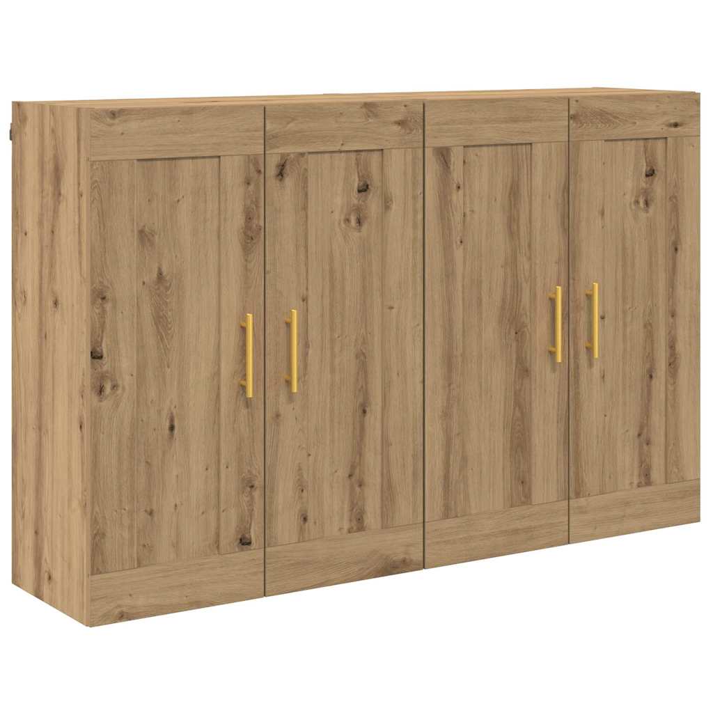 Wall-mounted Cabinet 2 pcs Artisan Oak 69.5 x 34 x 90 cm
