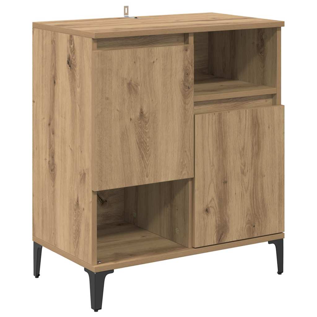 Sideboards 3 pcs Artisan Oak 60 x 35 x 70 cm Engineered Wood