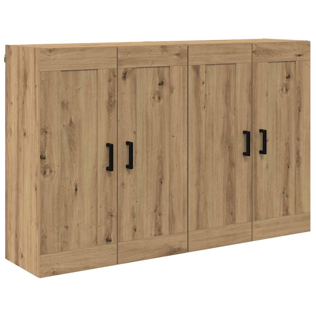 Wall-mounted Cabinet 2 pcs Artisan Oak 69.5 x 34 x 90 cm