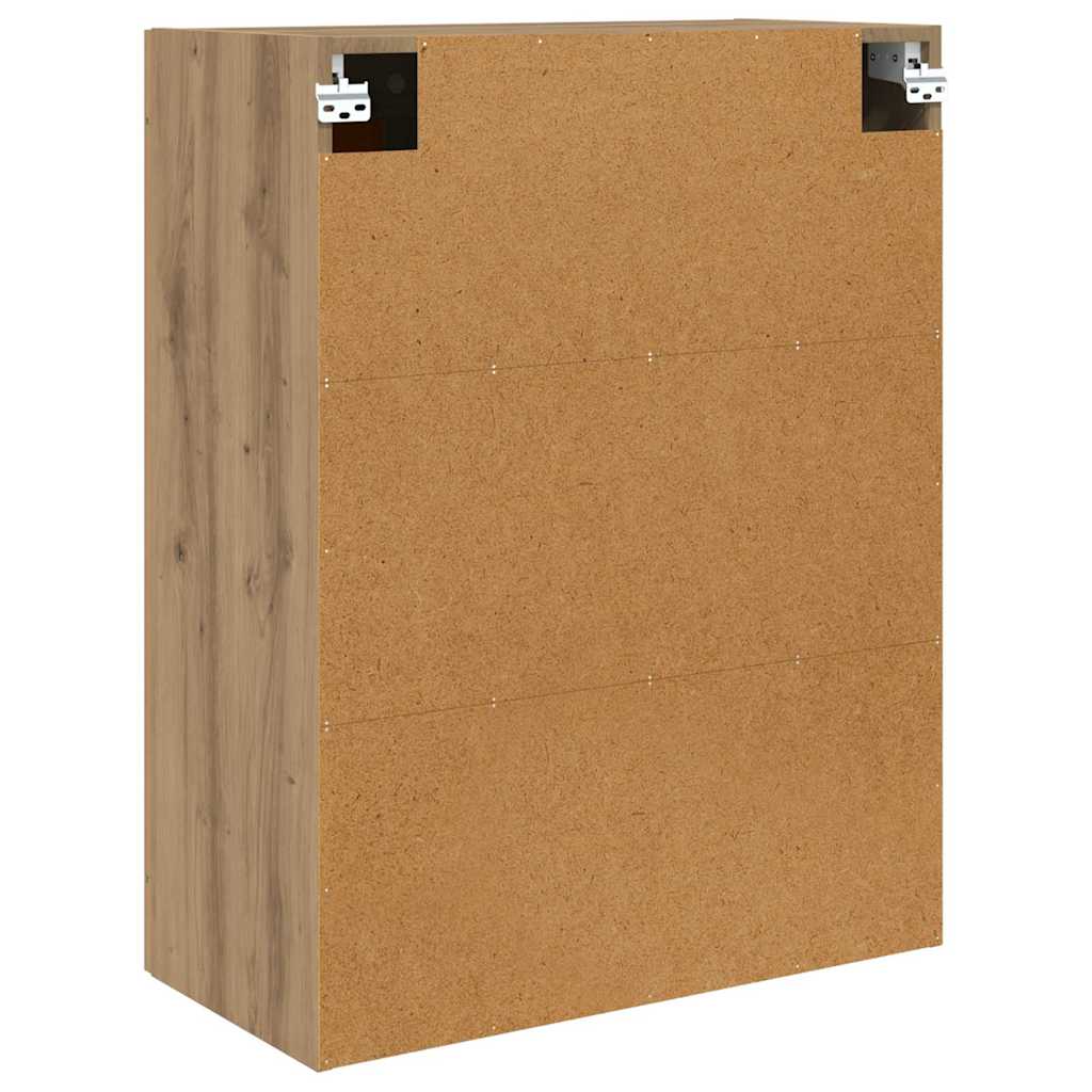 Wall-mounted Cabinet 2 pcs Artisan Oak 69.5 x 34 x 90 cm