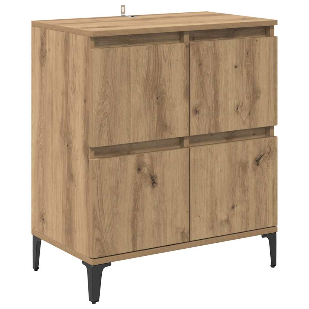 Sideboards 3 pcs Artisan Oak 60 x 35 x 70 cm Engineered Wood