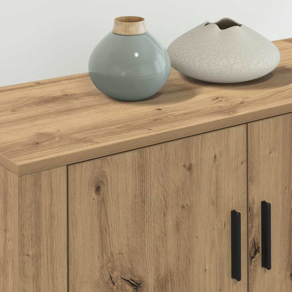 Wall-mounted TV Cabinet Set 3 pcs Artisan Oak 80 x 34.5 x 40 cm