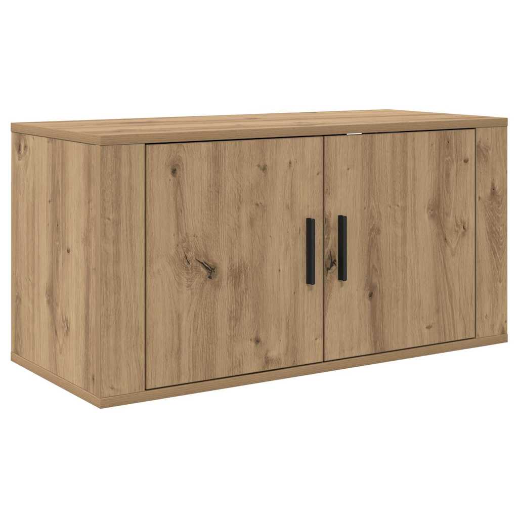 Wall-mounted TV Cabinet Set 3 pcs Artisan Oak 80 x 34.5 x 40 cm