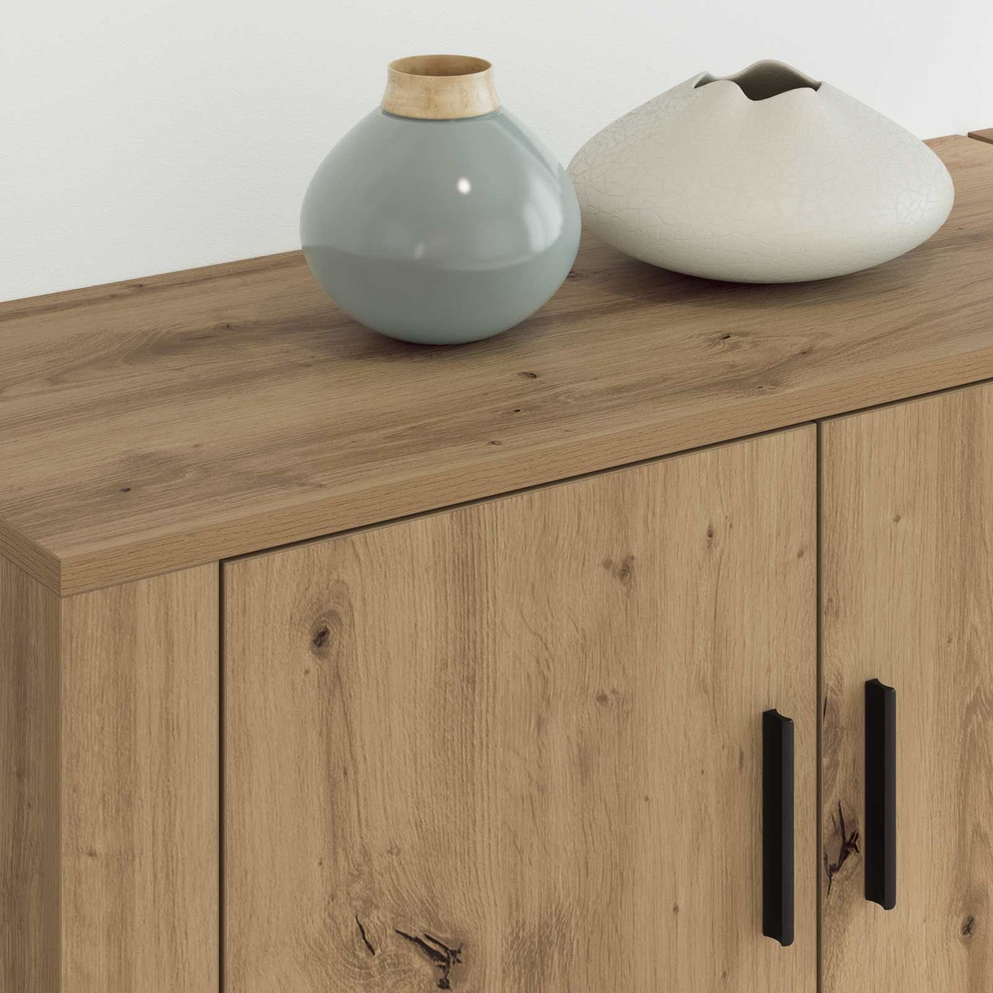 Wall-mounted TV Cabinet Set 2 pcs Artisan Oak 80 x 34.5 x 40 cm