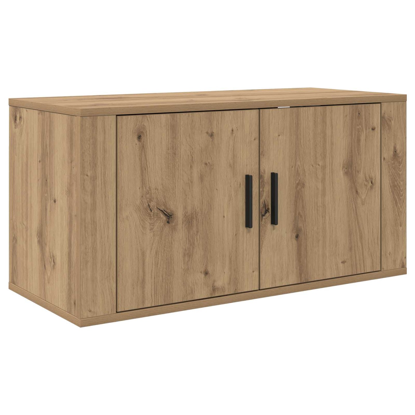 Wall-mounted TV Cabinet Set 2 pcs Artisan Oak Engineered Wood