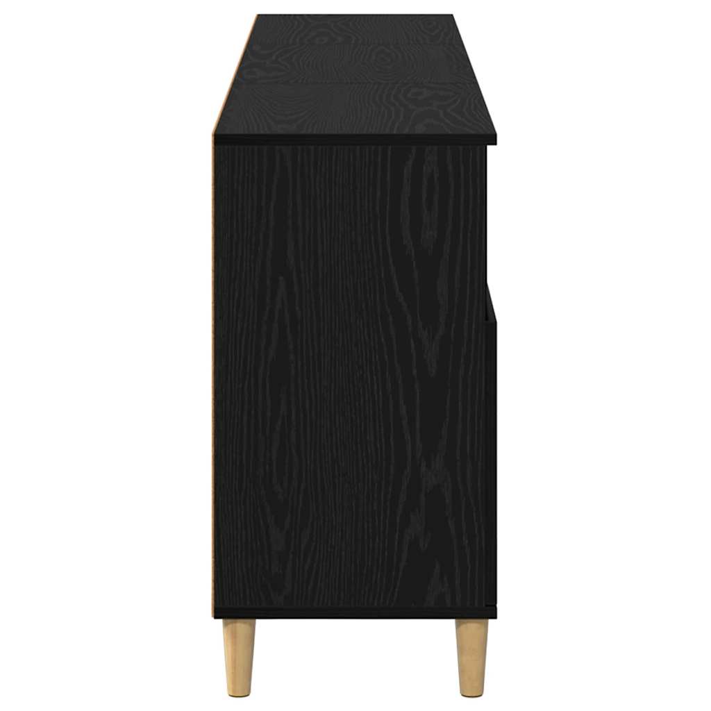Sideboards 3 pcs Black Oak 60 x 35 x 70 cm Engineered Wood