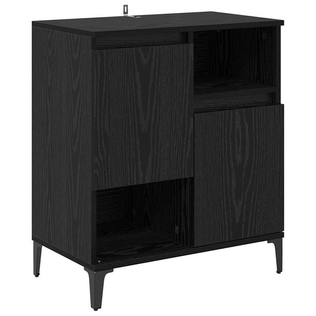 Sideboards 3 pcs Black Oak 60 x 35 x 70 cm Engineered Wood