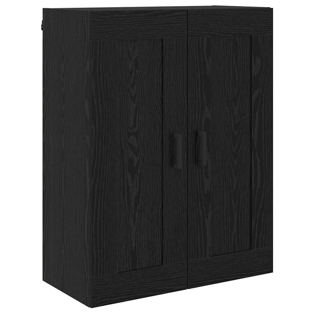 Wall-mounted Cabinet 2 pcs Black Oak 69.5 x 34 x 90 cm