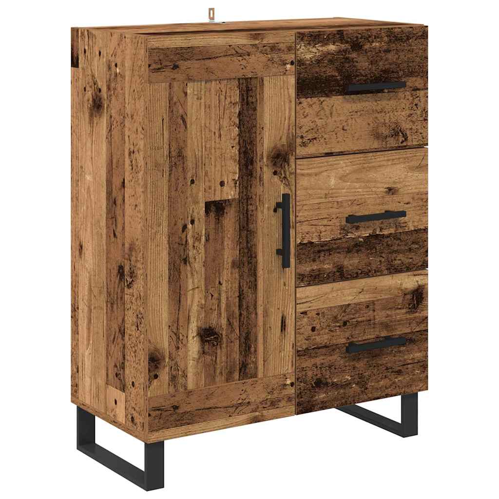 Highboard Old Wood 69.5 x 34 x 180 cm Engineered Wood